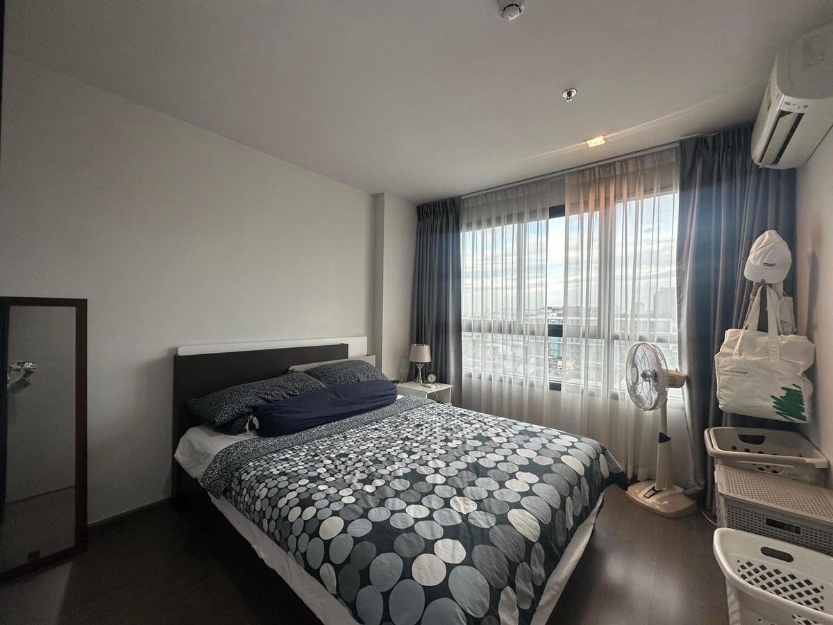 For RentCondoOnnut, Udomsuk : Rent IDEO S93, 8th floor, size 32 sq.mons, BTS, Bangchak, convenient to travel, beautiful built -in room, ready to enter at a special price of 16,000 baht