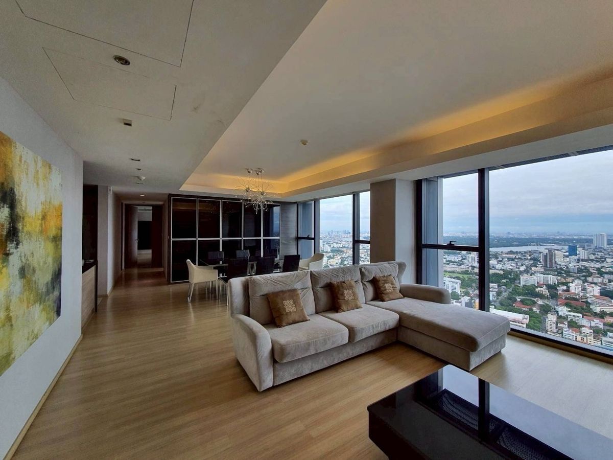ให้เช่าคอนโดสาทร นราธิวาส : 🔥 The Met Sathorn 🔥/ 3BR / High Floor / Fully Furnished