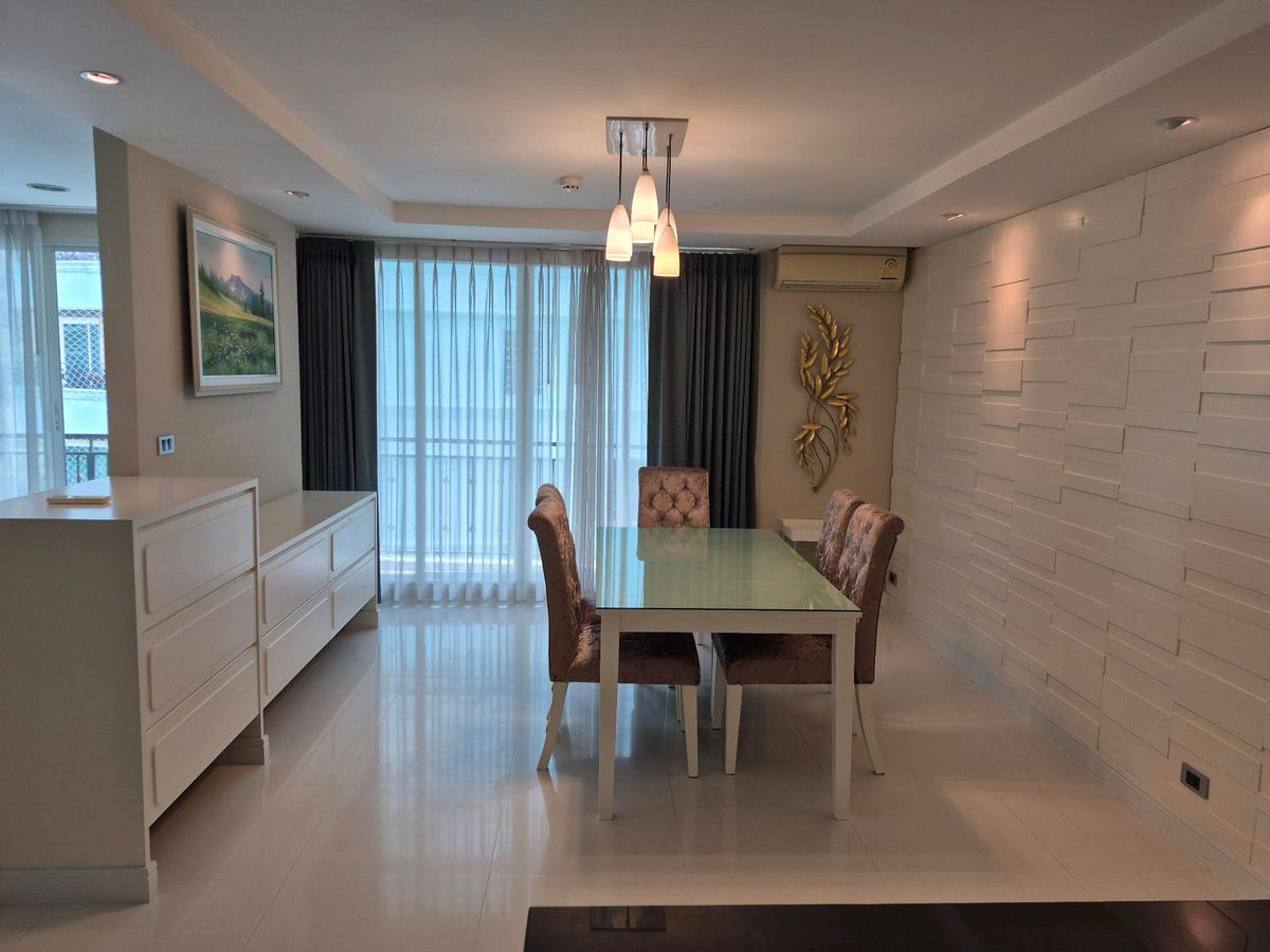 ให้เช่าคอนโดสุขุมวิท อโศก ทองหล่อ : 2ห้องนอน 2ห้องน้ำ ให้เช่า คอนโด The Crest Sukhumvit 24