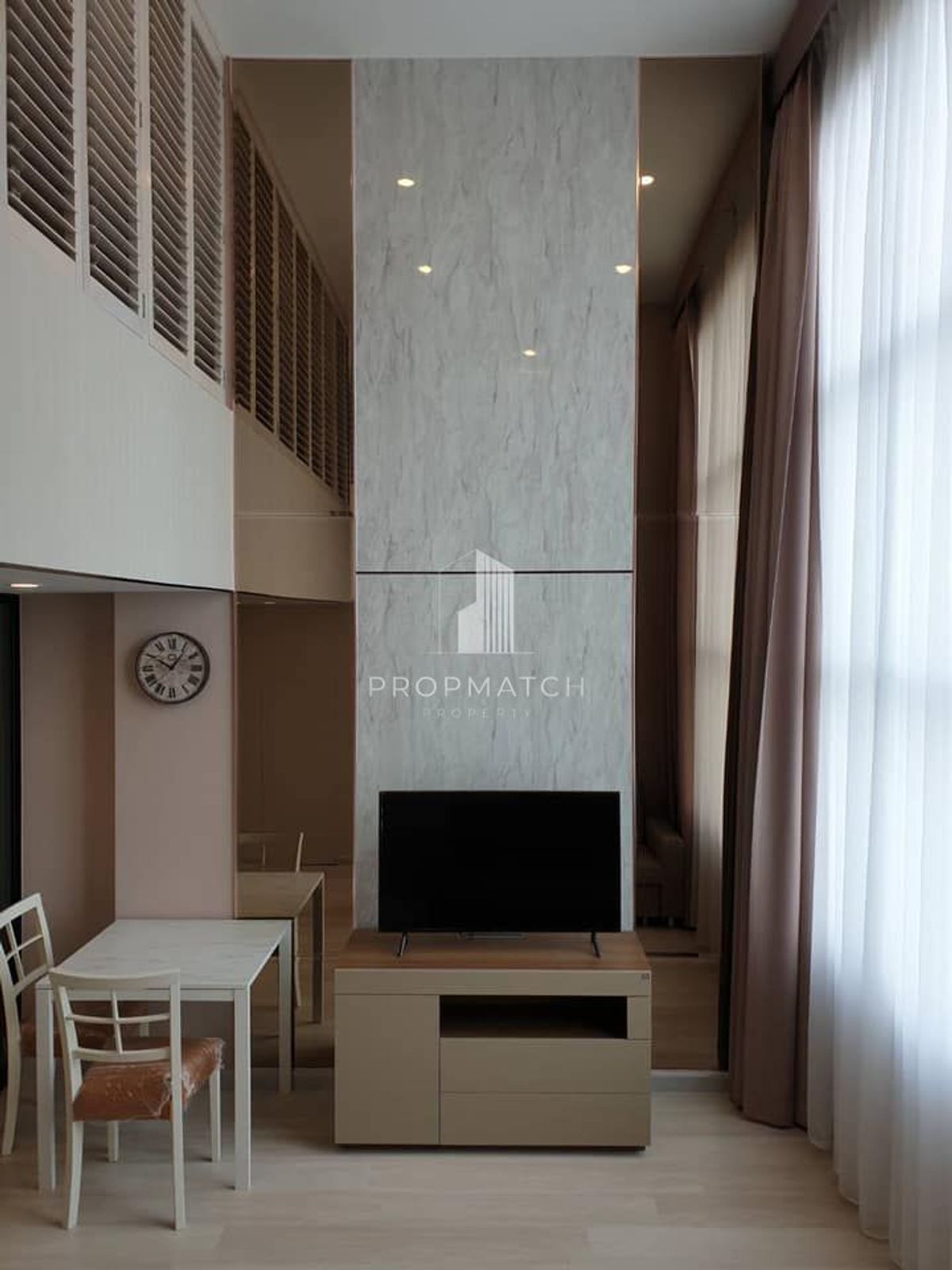 For RentCondoSathorn, Narathiwat : ✨flash deal ✨Knightsbridge Prime Sathorn (Duplex 1Bed 1BATH 33SQM.) Completely decorated !! Only 29,000 baht per month Tel.0981315848 @PropMatch