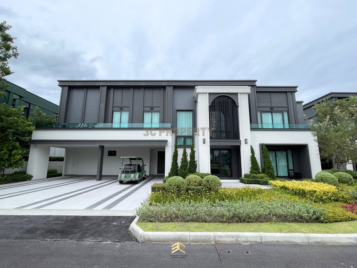 For SaleHouseRama5, Ratchapruek, Bangkruai : Sample house plot Decorated with: Belgravia Exclusive Ratchapruek - Rama 5: Special 61.7 million (Welcome to talk price)