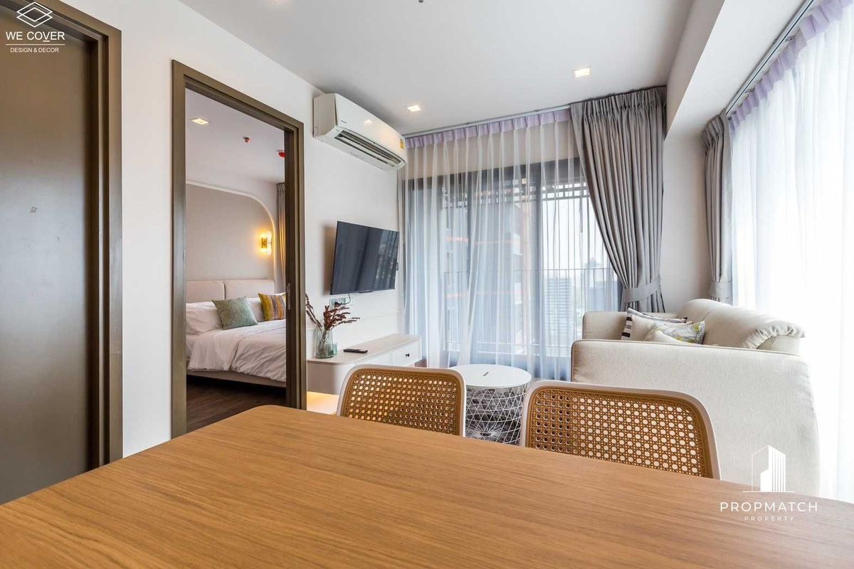For RentCondoLadprao, Central Ladprao : ✨flash deal ✨Life Ladprao Valley (2Bed 1Bath 35SQM.) Completely decorated !! Only 26,000 baht per month Tel.0981315848 @PropMatch