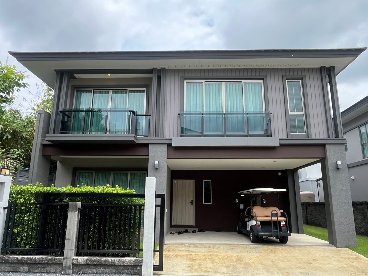 For SaleHousePattanakan, Srinakarin : (For Sale) The Palm, Krungthep Kreetha - Ring Road 🏡 Luxury single house, potential location | Starting only 9.5 million baht