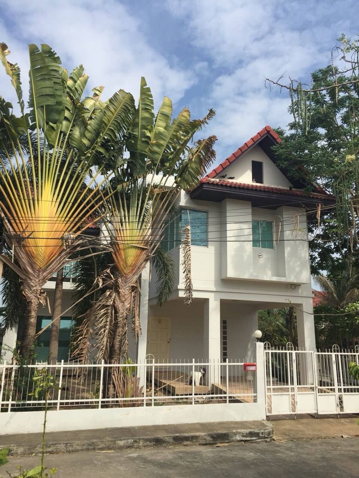 ขายบ้านลาดกระบัง สุวรรณภูมิ : ให้เช่า บ้านเดี่ยว 2 ชั้น 50 ตร.วา หมู่บ้านคาริเบียนโฮม ถนนฉลองกรุง บ้านมี 3 ห้องนอน 3 ห้องน้ำ