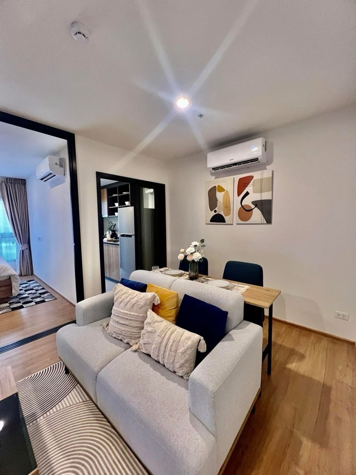 For SaleCondoLadprao, Central Ladprao : 🌳🌃The LINE VIBE | 1 bedroom, 1 bathroom, 36 sq.m., only 4.05 million appointments. Contact 📲 095-9299924 (K. Benz)