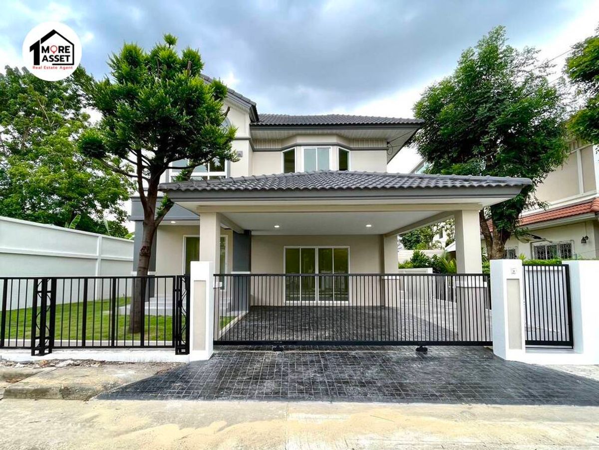 For SaleHouseRama5, Ratchapruek, Bangkruai : House for sale in the back, Perfect Place Rama 5-Ratchapruek Newly decorated, ready to stay in a good location, next to Nakhon In Rd. Near Rama 5 circulation Easy to enter-out of the city