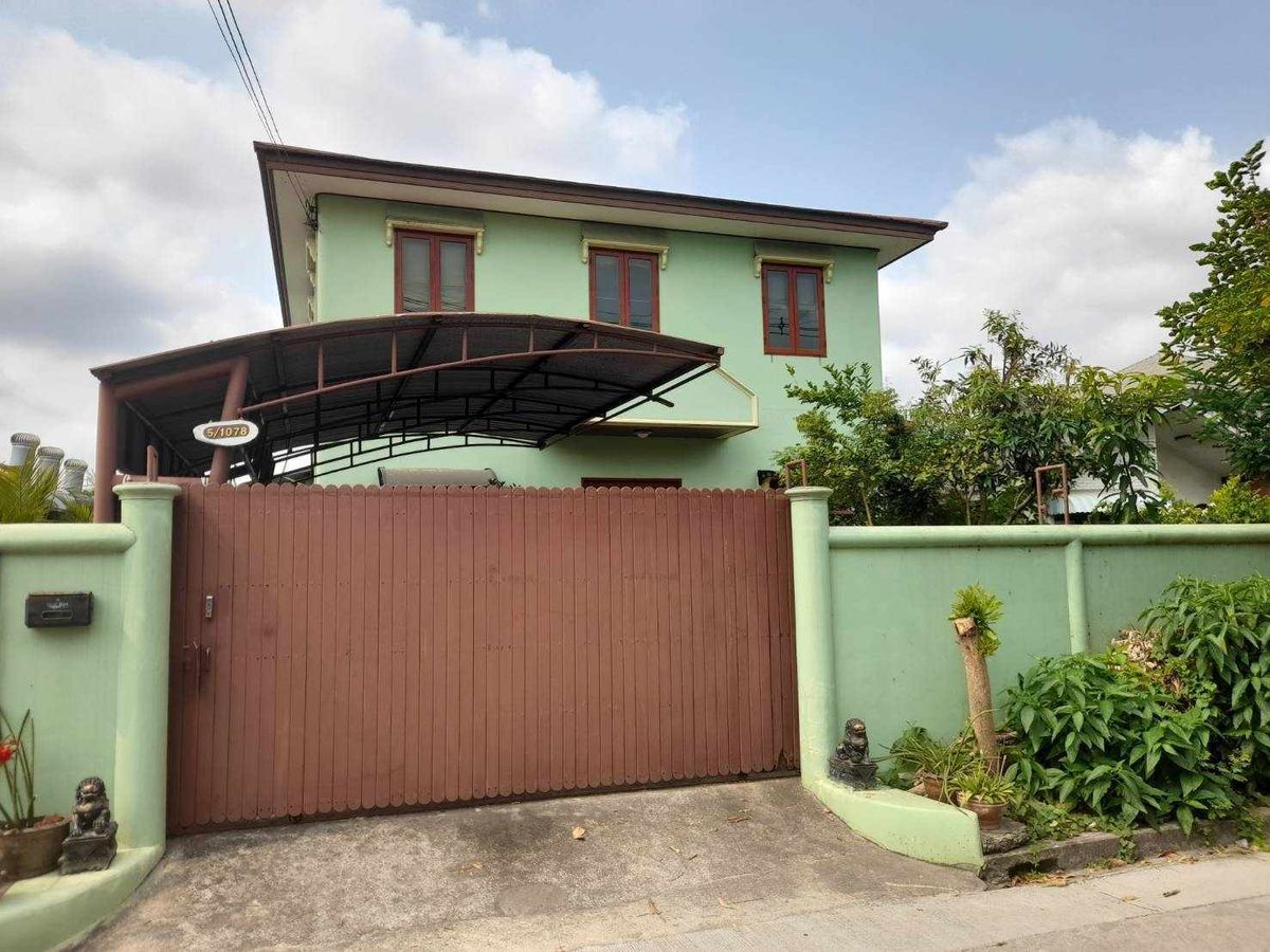 For SaleHouseBang Sue, Wong Sawang, Tao Pun : 🌿 Detached house, self -made, good location, Prachachuen Village | 3 bedrooms 63 sq.w. | Designed according to Feng Shui principles Enhance life energy