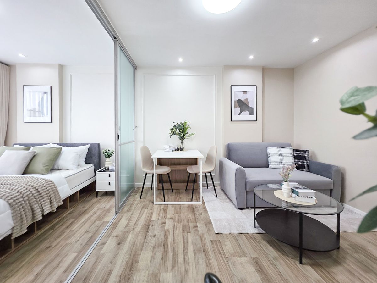 ขายคอนโดลาดกระบัง สุวรรณภูมิ : K-6510 ขายด่วน ! คอนโด D condo อ่อนนุช พระราม 9 ตกแต่งใหม่ ทำเลดี เดินทางสะดวก ใกล้ APL บ้านทับช้าง