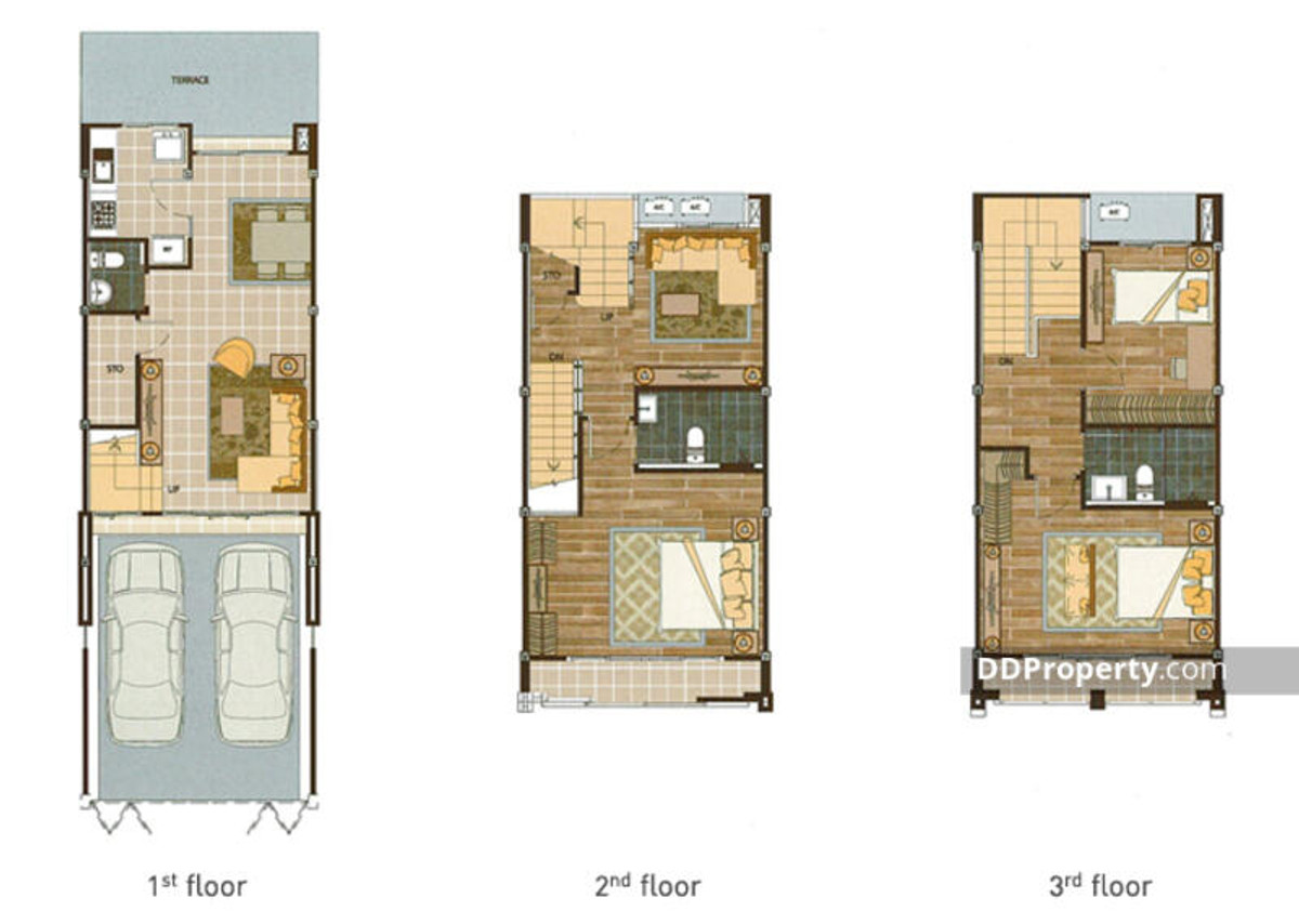 For SaleTownhomeEakachai, Bang Bon : 3-story townhome for sale, Ban Klang Mueang Sathorn Project-Taksin 2 Essence near BTS Wutthakat