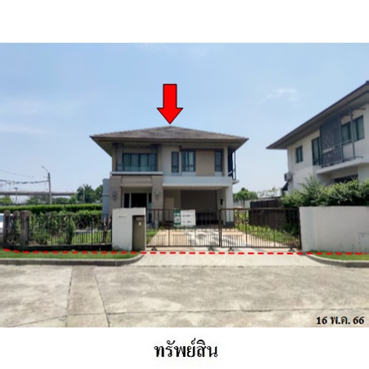 For SaleHouseRama5, Ratchapruek, Bangkruai : House for sale, Setthasiri Chaiyapruek-Chaeng Watthana 3, 3 water 92.6 sq.w. (behind the corner)