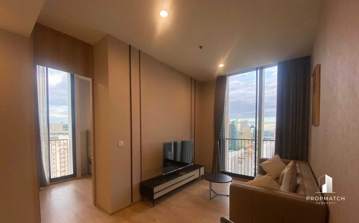 For RentCondoSukhumvit, Asoke, Thonglor : ✨flash deal ✨NOBLE BE19 (1Bed 1Bath 44.55SQM.) Completely decorated !! Only 25,000 baht per month Tel.0981315848 @PropMatch