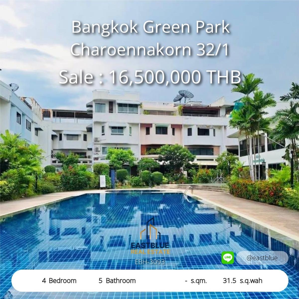 ขายทาวน์โฮมวงเวียนใหญ่ เจริญนคร : บ้านหรู 4 ห้องนอน ใจกลางเจริญนคร! 16,500 บาท สุดคุ้ม 
Luxury 4-Bedroom House in Charoennakorn! Only 16,500 THB, Great Value
