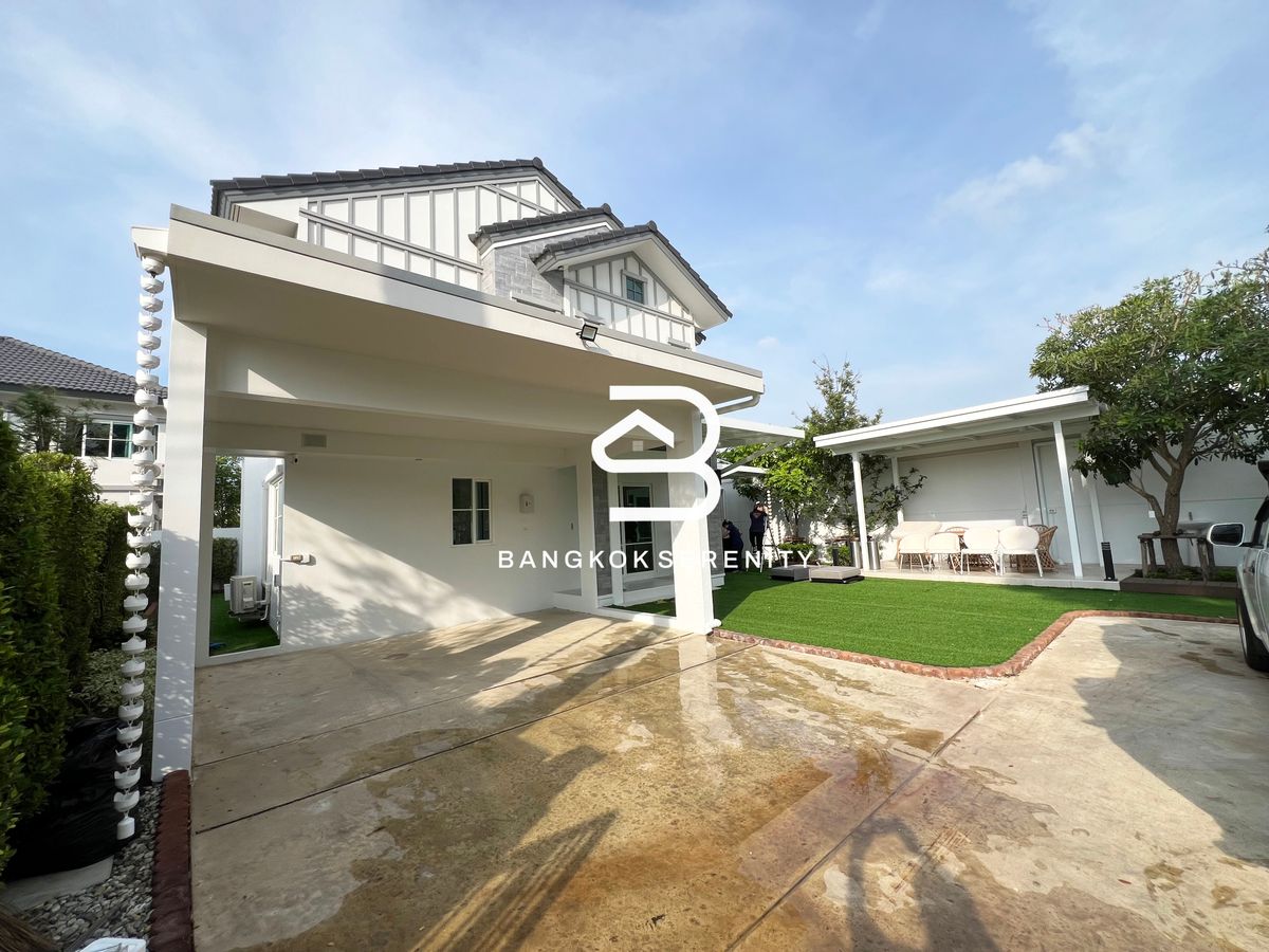 For RentHouseBangna, Bearing, Lasalle : Villaggio 3 Srinakarin Bangna for Rent