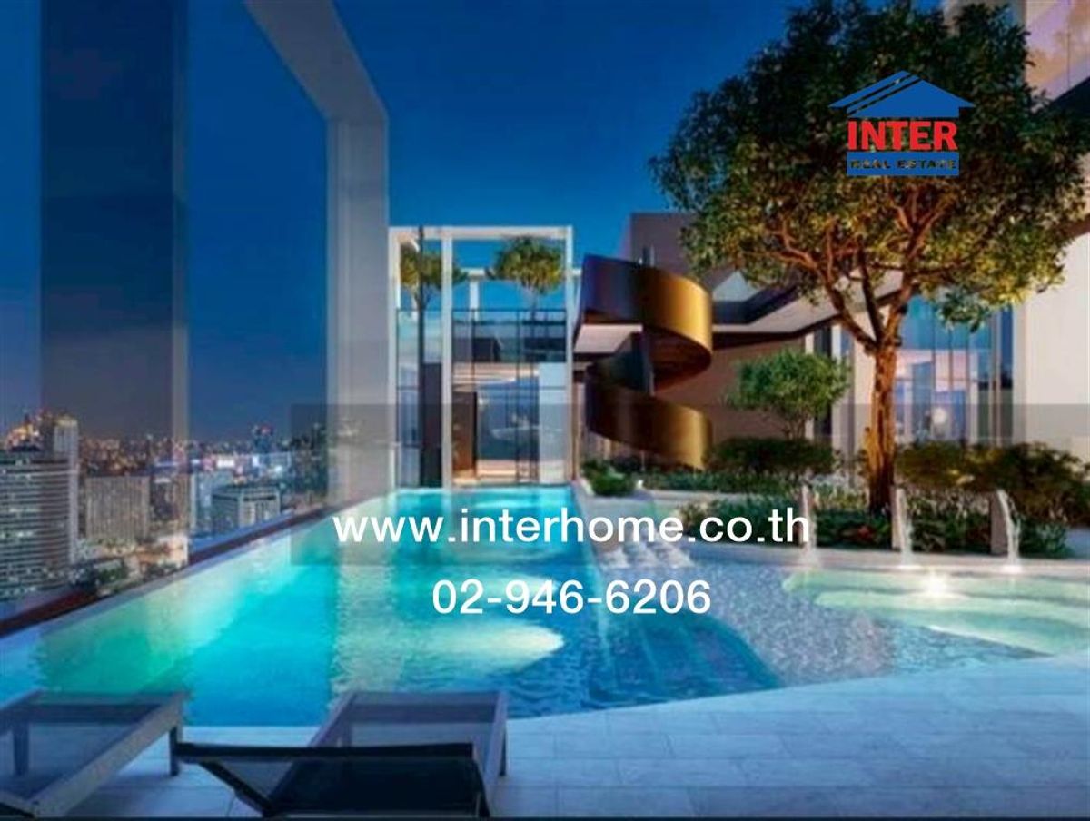 For SaleCondoRama9, Petchburi, RCA : Condominium 60.87 sq.m., Nurat Trisk R 9, near the Unilever Building Near Soi Rama 9, Soi 5, Rama 9 Road, Ratchadaphisek Road, Huai Khwang District, Bangkok