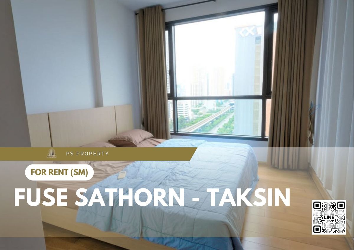 ให้เช่าคอนโดวงเวียนใหญ่ เจริญนคร : ให้เช่า 📍 Fuse Sathorn - Taksin 📍 เฟอร์นิเจอร์ และ เครื่องใช้ไฟฟ้าครบ ใกล้ BTS วงเวียนใหญ่
