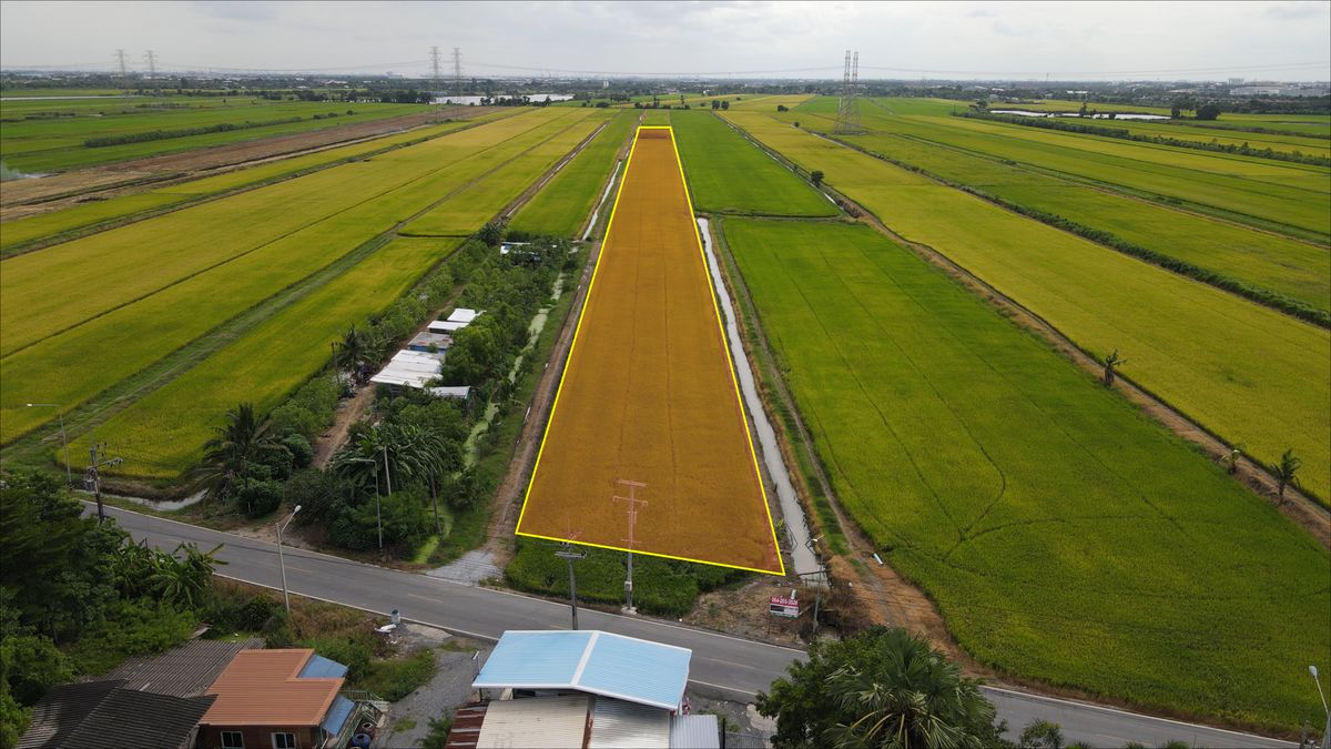 ขายที่ดินปทุมธานี รังสิต ธรรมศาสตร์ : ขายต่ำกว่าราคาประเมินรัฐ ที่ดิน 9-1-80 ไร่ ลำลูกกา คลอง 8
