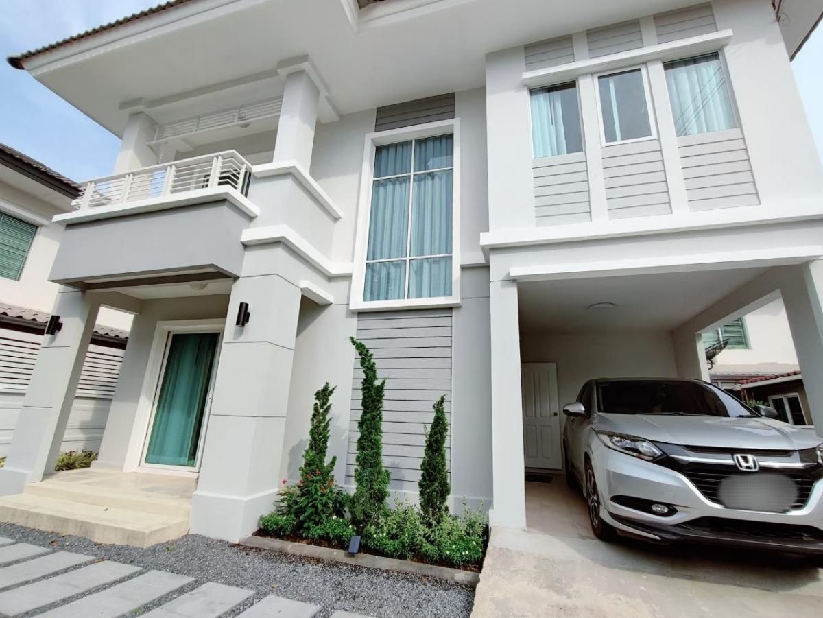 ให้เช่าบ้านลาดกระบัง สุวรรณภูมิ : T2290868 ให้เช่า บ้านเดี่ยว หมู่บ้านพฤกษาวิลเลจ เดอะซีซัน ร่มเกล้า-ลาดกระบัง