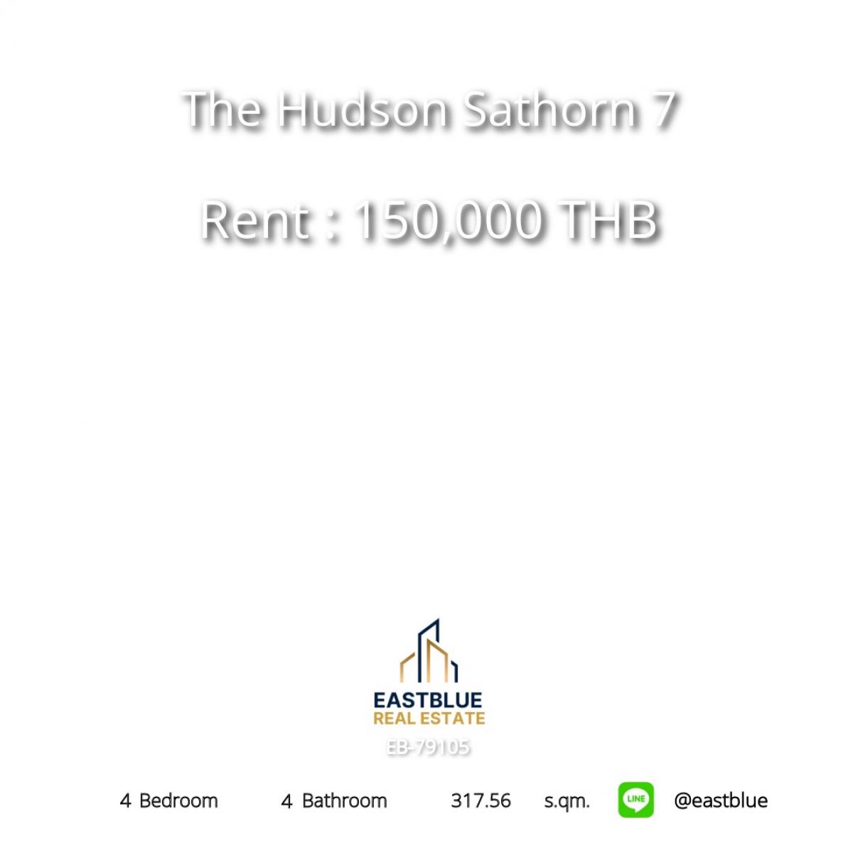 For RentCondoSathorn, Narathiwat : เช่าคอนโดหรู The Hudson Sathorn 4 ห้องนอน 317 ตร.ม. ใจกลางสาทร 
ใกล้ BTS ช่องนนทรี พร้อมสิ่งอำนวยความสะดวกครบครัน เพียง 150,000 บาท/เดือน!