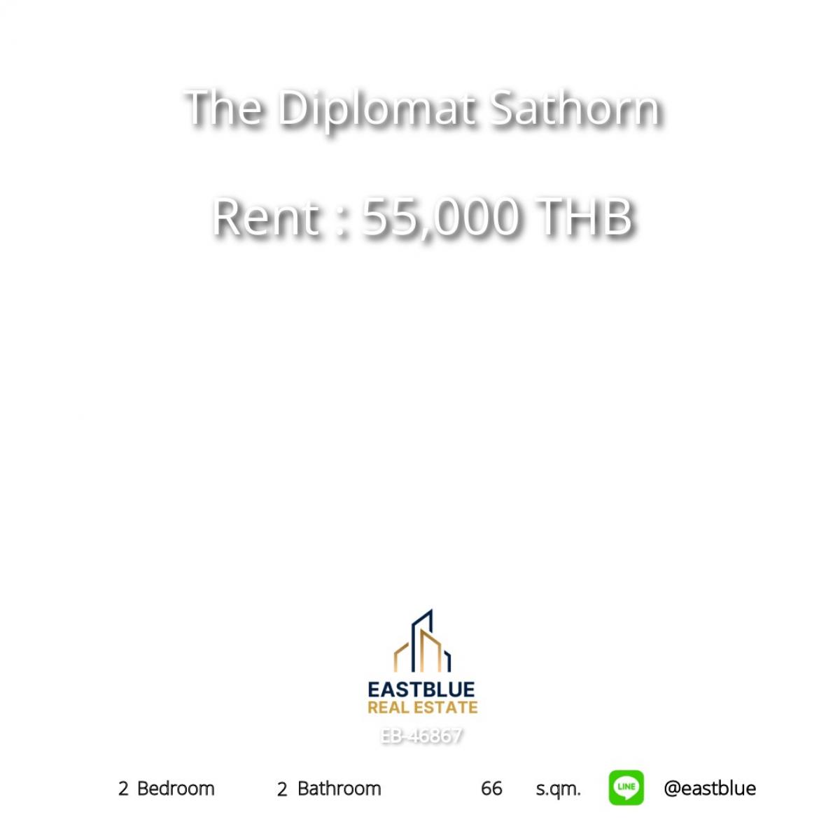 ให้เช่าคอนโดสาทร นราธิวาส : เช่าคอนโดหรู The Diplomat Sathorn 
ใกล้ BTS สุรศักดิ์ 2 ห้องนอน พร้อมสระว่ายน้ำ!