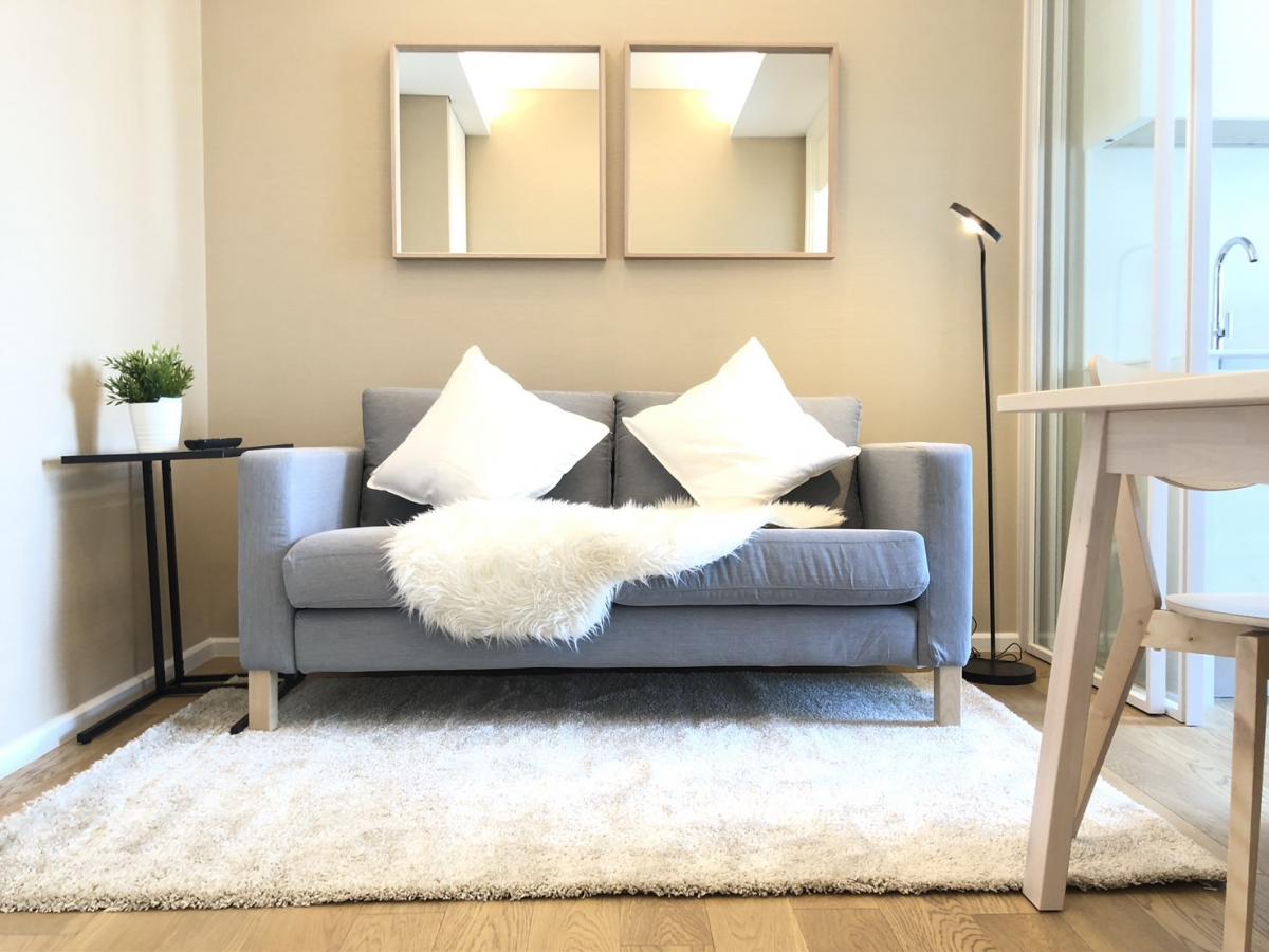 For RentCondoLadprao, Central Ladprao : Condo for rent in the heart of Lat Phrao Intersection, The Saint Residences, 1 bedroom, 17,000฿, near BTS/MRT! Complete with swimming pool and fitness center, convenient life anytime, anywhere!