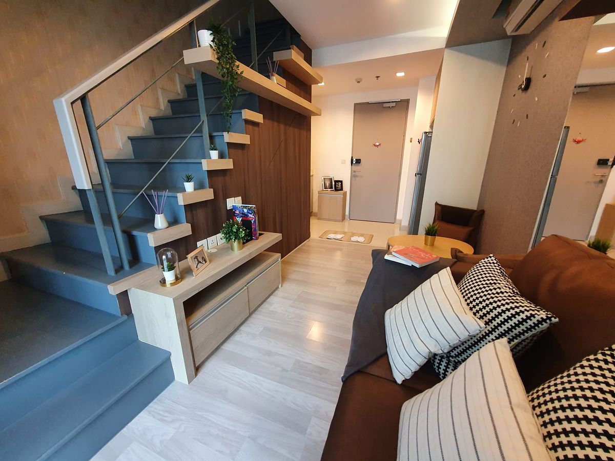 ขายคอนโดอ่อนนุช อุดมสุข : Duplex ห้องแต่งสวยเฟอร์ฯครบราคาดี!!⭐IDEO Mobi Sukhumvit 81 (ไอดีโอ โมบิ สุขุมวิท 81)
