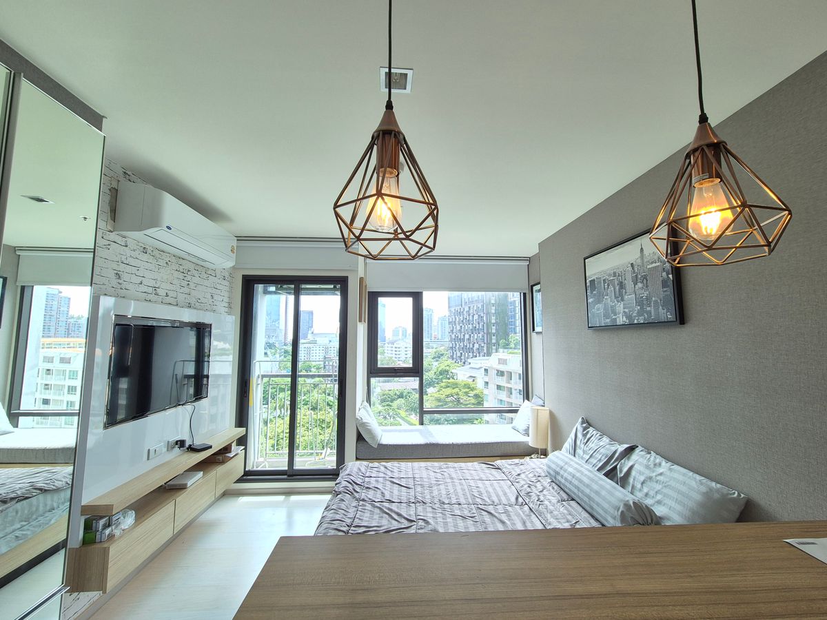 For RentCondoSukhumvit, Asoke, Thonglor : Ready to move in rhythm 36-38 studio fully furnished 18K per month
