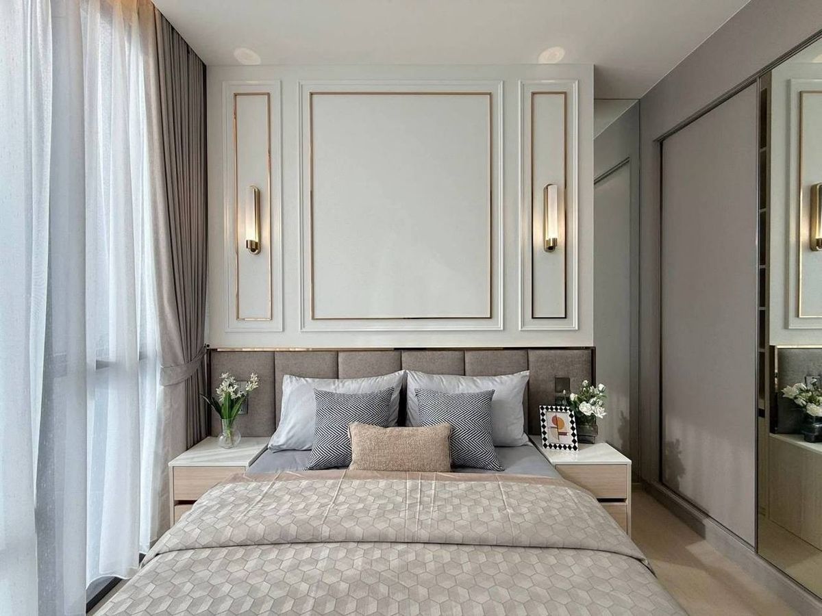ให้เช่าคอนโดราชเทวี พญาไท : The Extro Phayathai Rangnam【𝐑𝐄𝐍𝐓】🔥ห้องสไตล์ Modern Luxury โทนสีเทา–ครีม เรียบง่าย แต่สะท้อนความมีระดับ🔥  ติดต่อไลน์ไอดี: @hacondo