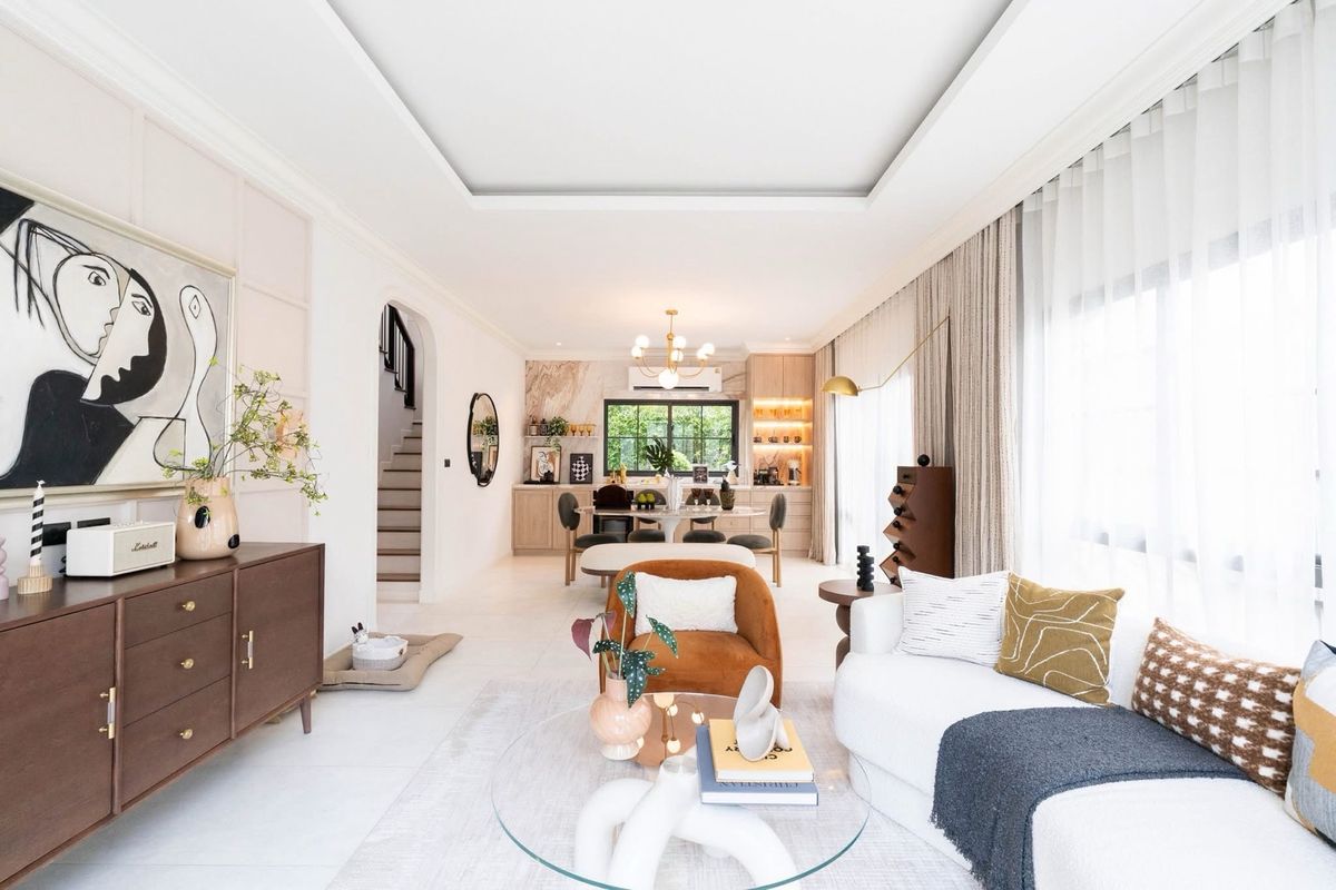 ให้เช่าบ้านบางนา แบริ่ง ลาซาล : 💥ForRent💥4Bed • Setthasiri Bangna KM. 10🏡 Near Mega Bangna‼️ Beautifully newly furnished home ✨ Ready to move in ‼️  