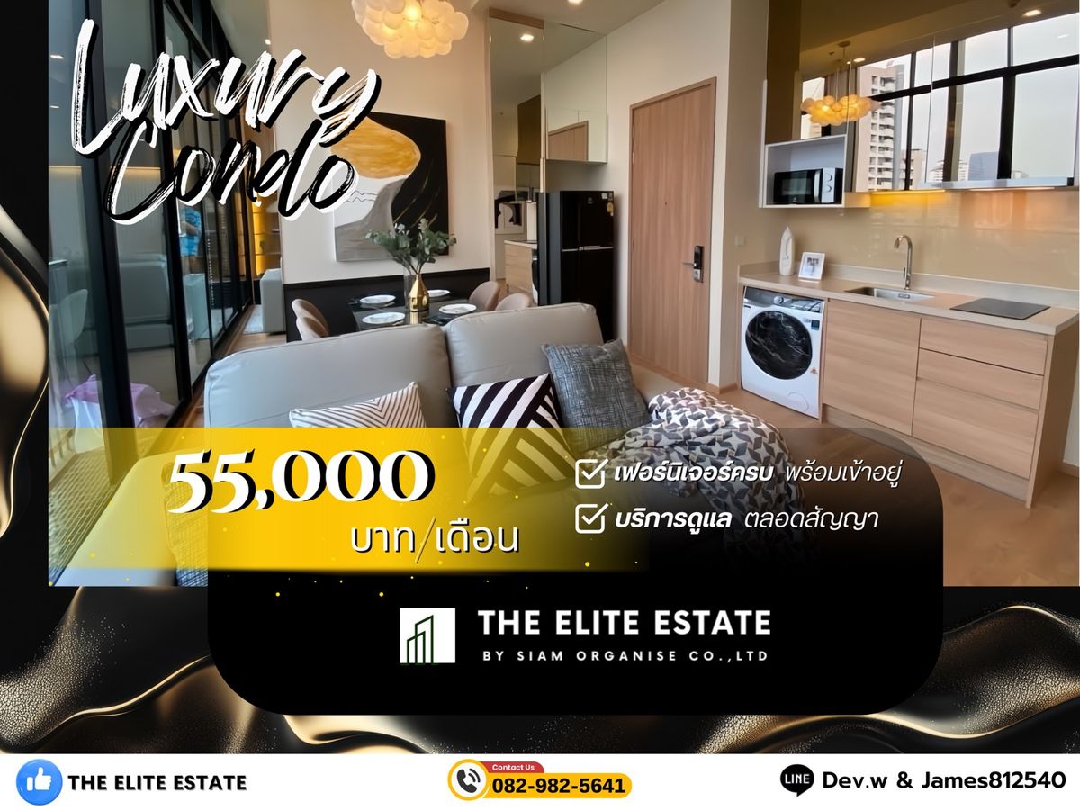 For RentCondoSukhumvit, Asoke, Thonglor : 🔑✨ Exclusive Offer • Beautiful Fully Furnished • Ready-to-Move-In Unit • For Rent at Noble Around Sukhumvit 33 • Near BTS Phrom Phong 