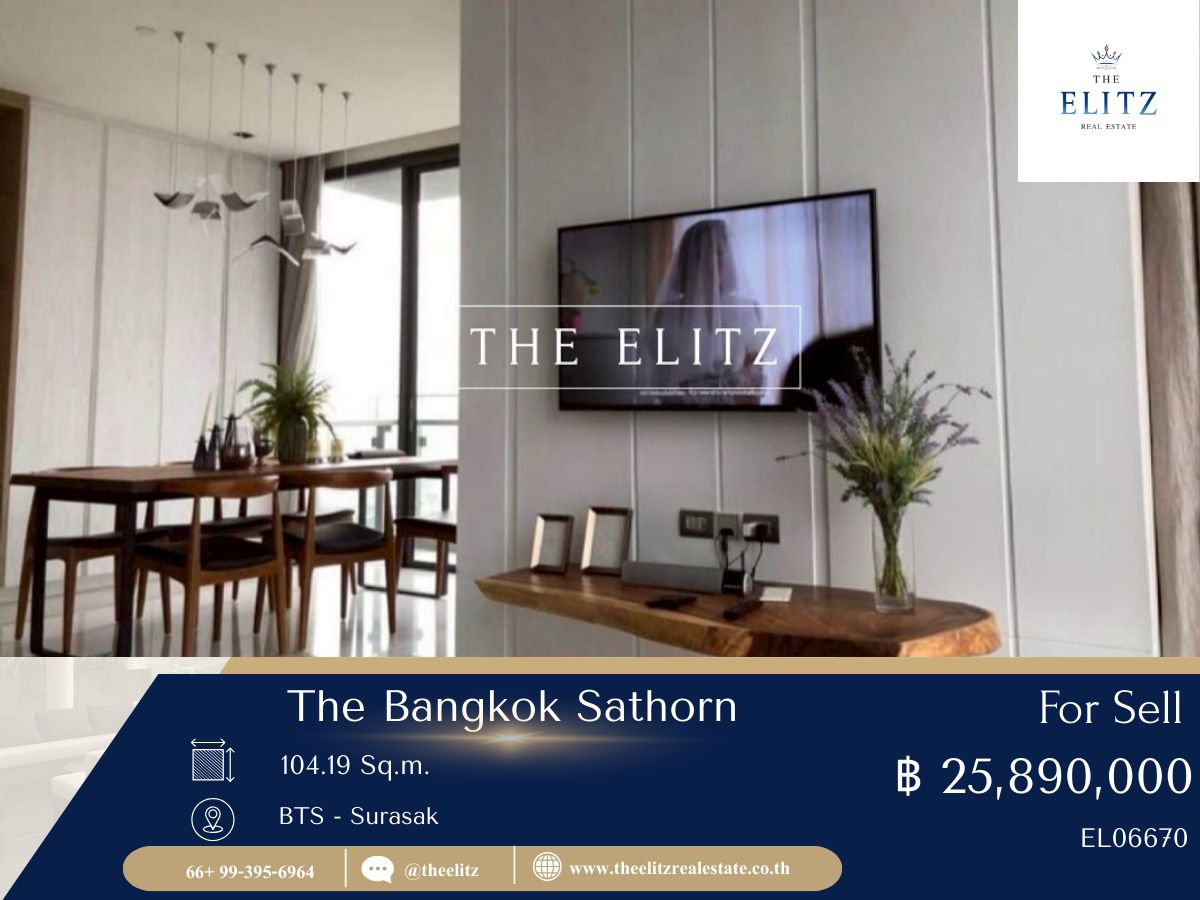 For SaleCondoSathorn, Narathiwat : ✨ Stay in Sathorn.