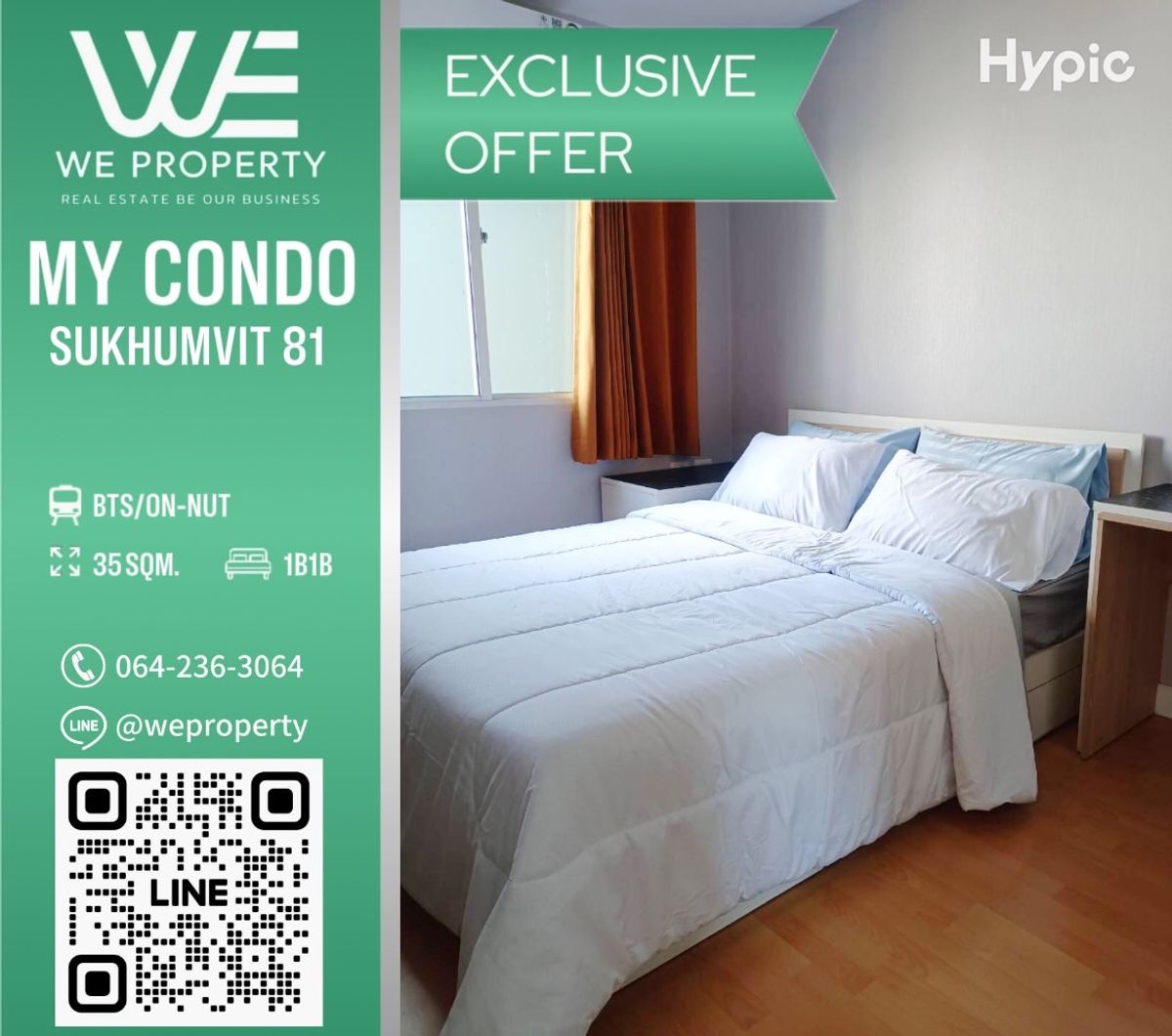 For SaleCondoOnnut, Udomsuk : Beautiful room, new renovated Firing is good !! ⭐my Condo Sukhumvit 81 (My Condo Sukhumvit 81)