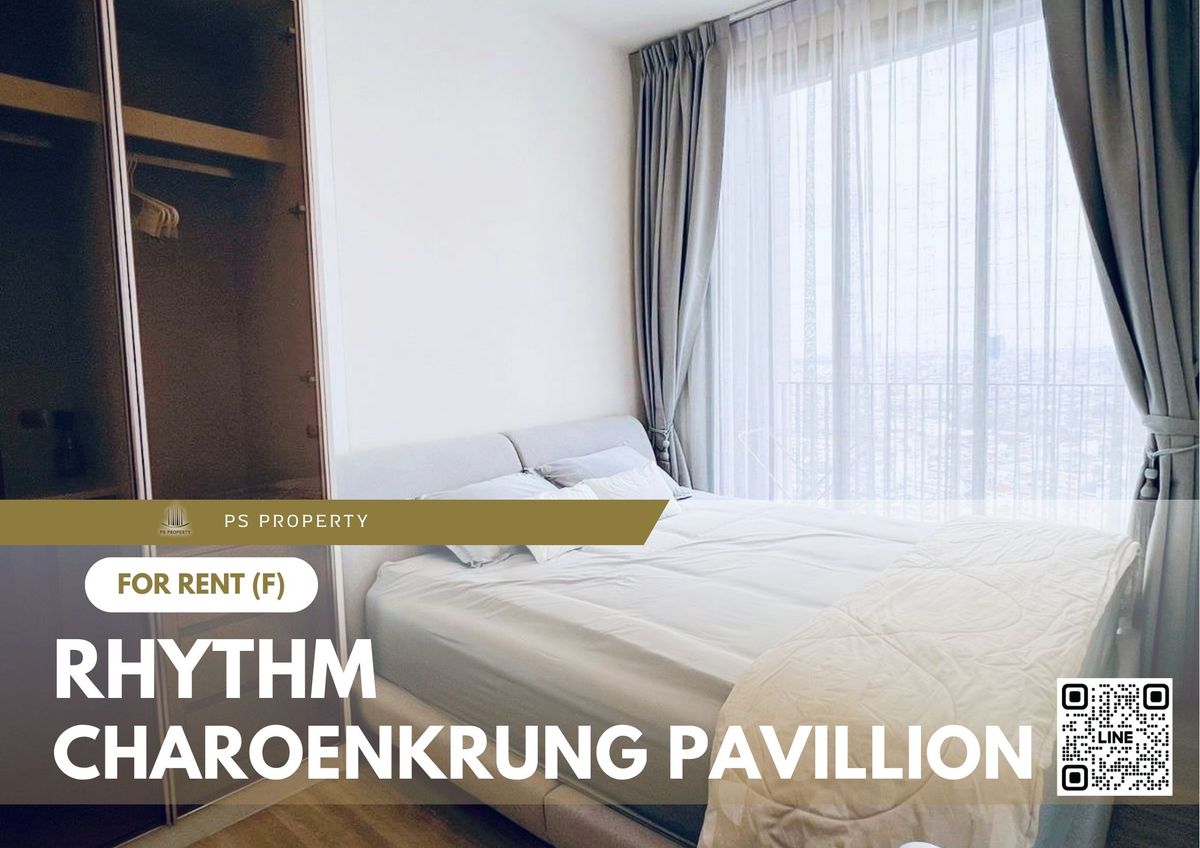For RentCondoSathorn, Narathiwat : For rent ✨ RHYTHM CHAROENKRUNG PAVILLION ✨ Fully furnished and equipped, near BTS Saphan Taksin