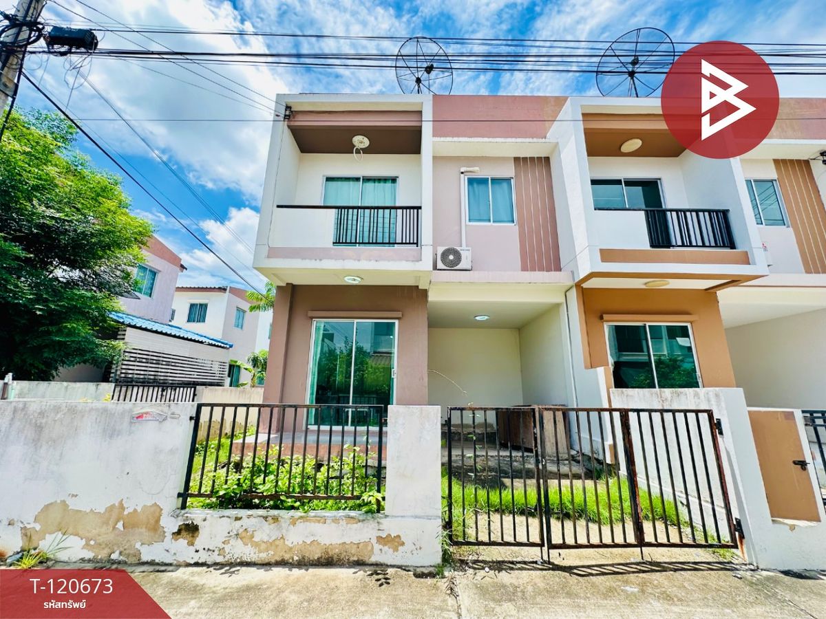 For SaleTownhomeMahachai Samut Sakhon : Townhouse for sale D Bangtorad Rama2 Village, Samut Sakhon