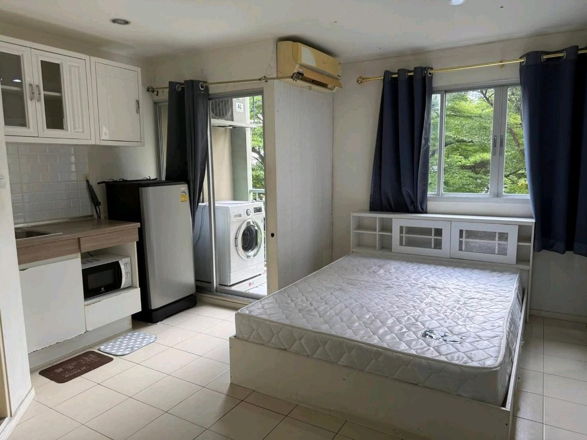 For RentCondoNawamin, Ramindra : 🎉 Attached to the pink line BTS (Khubon Station), beautiful room, ready to go to furniture + complete electrical appliances