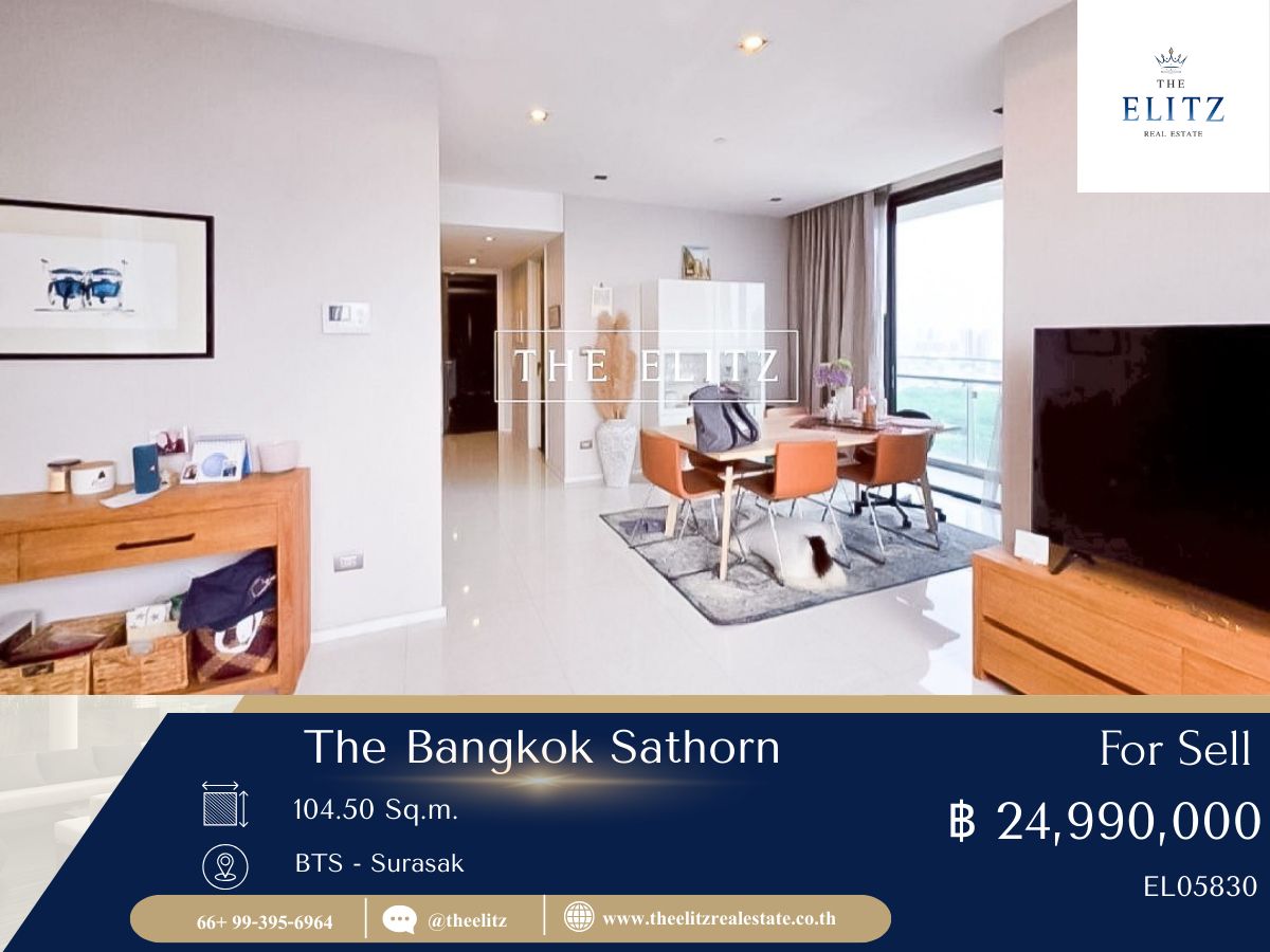 For SaleCondoSathorn, Narathiwat : ✨ Luxury condo, Flagship level, Sathorn, Rare Unit room, ready to sell, future, continuous growth 💯