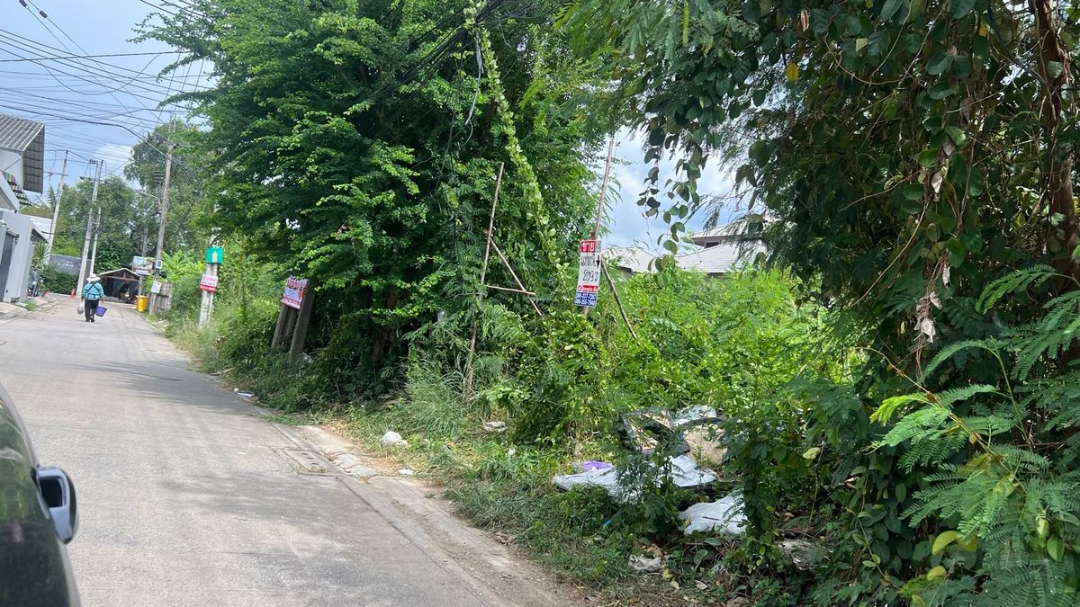 For SaleLandYothinpattana,CDC : Land for sale along the Ekkamai Ram Inthra Expressway (Pradit Manatham)