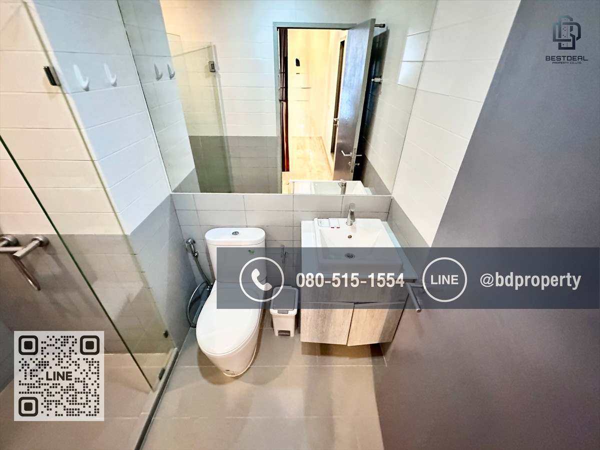 For RentCondoRama9, Petchburi, RCA : Bestdeal for rent now !!! Price 15,500/month only 1 bedroom 31 sqm. Beautiful room. Furniture and electrical appliances “IDEO Mobi Rama 9“ near MRT and Central Rama 9, only 80 m.