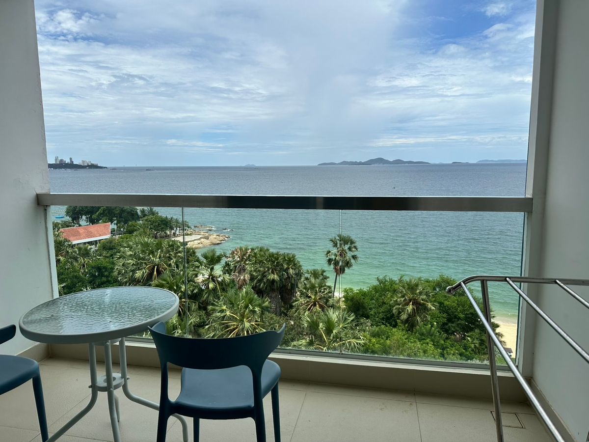 ให้เช่าคอนโดพัทยา บางแสน ชลบุรี สัตหีบ : For rent condo The Palm wongamat beach front Pattaya (S03-1971) 