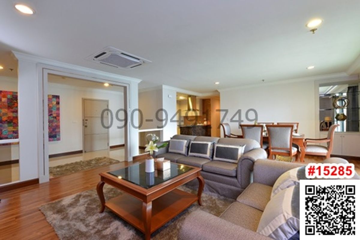 For RentCondoSukhumvit, Asoke, Thonglor : Condo rental G.P. Grand Tower Sukhumvit 23 Size 180 sqm. Near MRT Sukhumvit