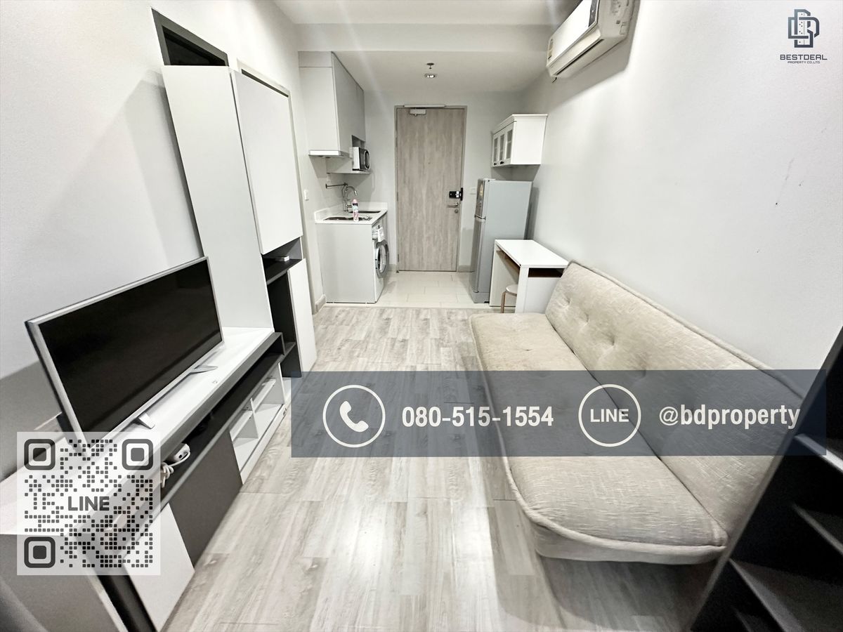 For RentCondoRama9, Petchburi, RCA : Bestdeal for rent now !!! Price 15,500/month only 1 bedroom 31 sqm. Beautiful room. Furniture and electrical appliances 