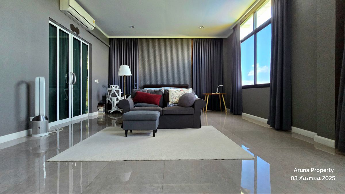 For SaleHouseNonthaburi, Bang Yai, Bangbuathong : 2 -story house for sale in Loft style, beautiful, elegant, peaceful on the land 123 square wah, Bang Bua Thong, Nonthaburi - 0066HS