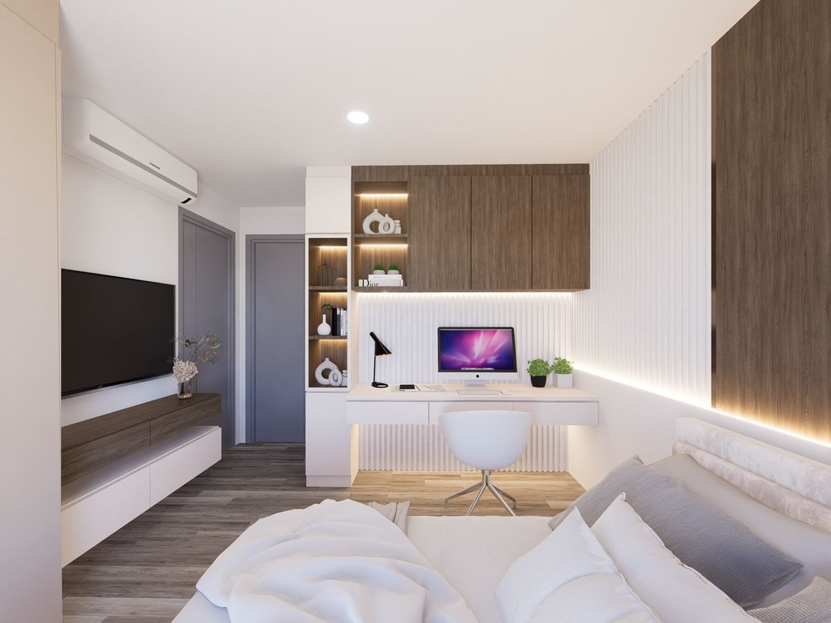 CondoSiam Paragon ,Chulalongkorn,Samyan : 2 beds, complete, ready for family, parents It is good to stay. Or rented out This room has been decorated with almost a million Jews.