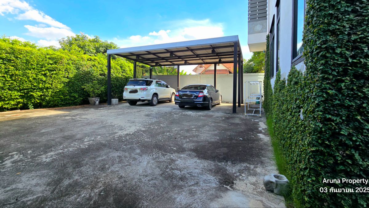 For SaleHouseNonthaburi, Bang Yai, Bangbuathong : 2 -story house for sale in Loft style, beautiful, elegant, peaceful on the land 123 square wah, Bang Bua Thong, Nonthaburi - 0066HS