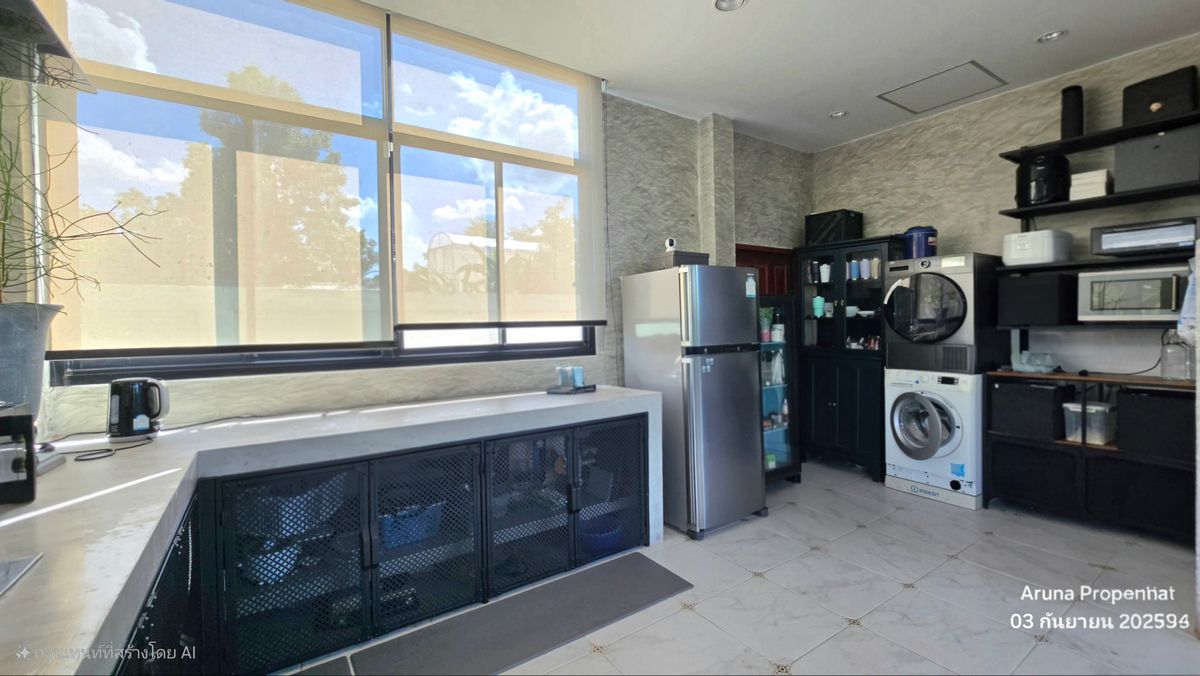 For SaleHouseNonthaburi, Bang Yai, Bangbuathong : 2 -story house for sale in Loft style, beautiful, elegant, peaceful on the land 123 square wah, Bang Bua Thong, Nonthaburi - 0066HS