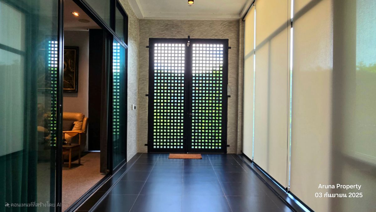 For SaleHouseNonthaburi, Bang Yai, Bangbuathong : 2 -story house for sale in Loft style, beautiful, elegant, peaceful on the land 123 square wah, Bang Bua Thong, Nonthaburi - 0066HS