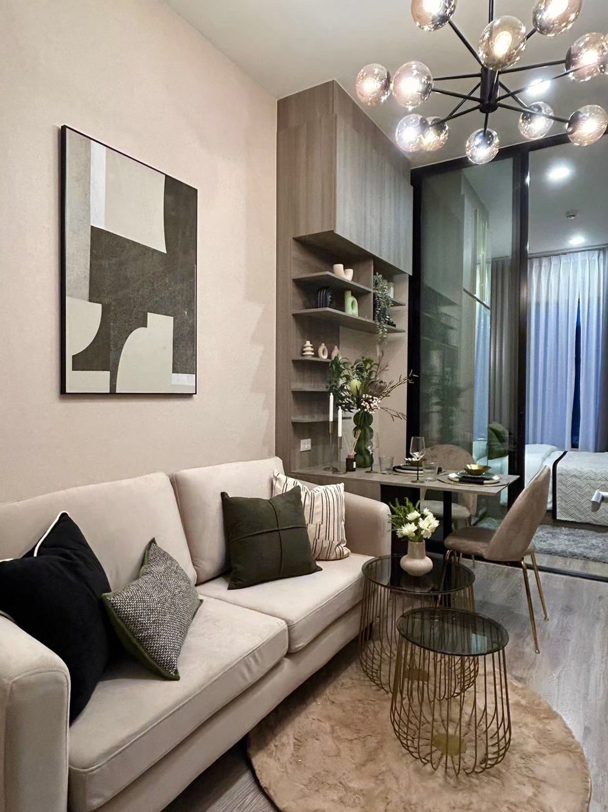 ให้เช่าคอนโดเกษตรศาสตร์ รัชโยธิน : ให้เช่า Knightsbridge Kaset Society 1BED PLUS ห้องสวย ติด BTS เสนานิคม 40 ม. ใกล้ ม. เกษตร**LINE: @751paggb / TEL: 0863649888