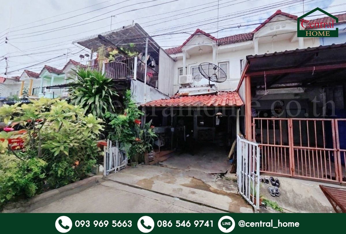 For SaleTownhomePathum Thani,Rangsit, Thammasat : Townhouse Rin Thong Lam Luk Ka - Khlong 2, near the BTS BTS, Khu Khot Station
