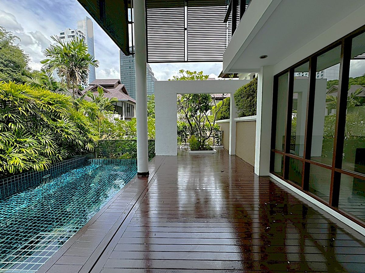 For RentHouseSukhumvit, Asoke, Thonglor : Luxury House with Private Swimming Pool in the Heart of Asoke ** NO CO-AGENT ** 