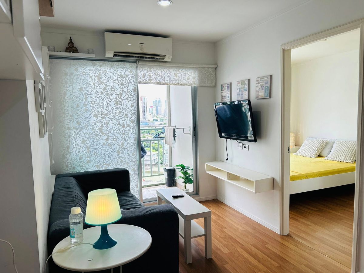 For RentCondoRama9, Petchburi, RCA : Rent RR847 Lumpini Park Rama9. Beautiful room, full furniture near the MRT Rama 9.