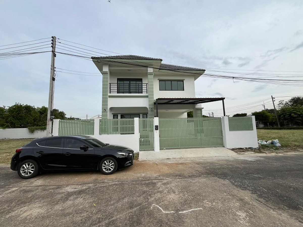 For RentHousePathum Thani,Rangsit, Thammasat : Tel. 081-632-0632 2-storey detached house for rent, large new building, Siwalee Rangsit Village, Khlong 2, near Future Park Rangsit Don Mueang Airport No furniture